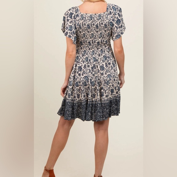 PinkBlush Maternity Floral Dress - Picture 5 of 6